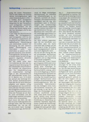 Vorschauseite 2: Zur Kostenübernahme für eine weitere therapeutische Versorgung mit hochdosierten Immunglobulinen bei einem Chronischen Fatigue-Syndrom (CFS)