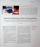 Vorschauseite 1: Fehlende Wohnungen bleiben Hauptproblem.