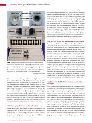 Vorschauseite 3: Electromembrane Extraction EME Selektive Mikroextraktion unter elektrischer Spannung