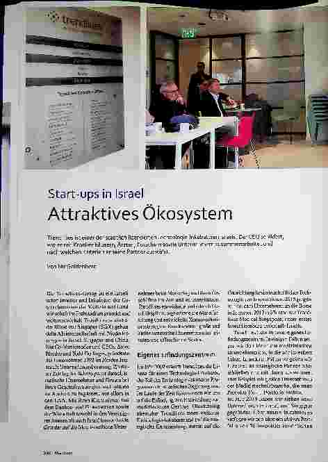 Vorschauseite 1: Start-ups in Israel Attraktives Ökosystem Correction: Start-ups in Israel - Attraktives Ökosystem