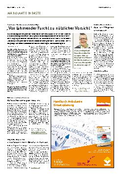 Vorschauseite 1: Von lähmender Furcht zu nützlicher Vorsicht.