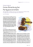 Vorschauseite 1: Keine Erstattung bei Fertigarzneimitteln