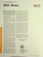 Vorschauseite 1: BDL-News