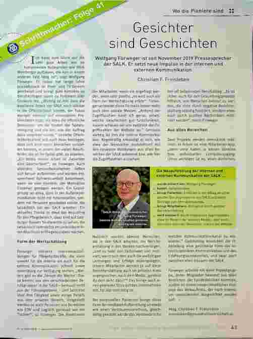 Vorschauseite 1: Gesichter sind Geschichten