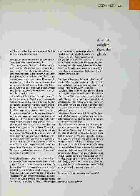 Vorschauseite 2: Ich glaube, hilf meinem Unglauben!