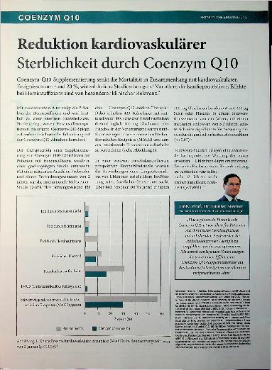 Vorschauseite 1: Reduktion kardiovaskulärer Sterblichkeit durch Coenzym Q10