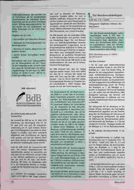 Vorschauseite 2: BGT informiert