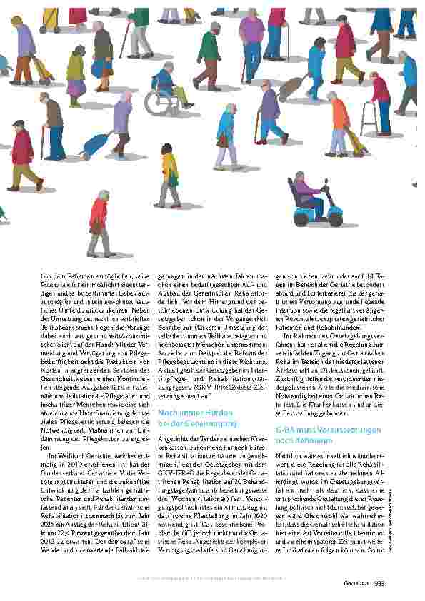 Vorschauseite 2: Geriatrische Versorgung: Noch ein weiter Weg