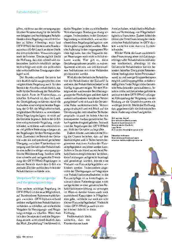 Vorschauseite 3: Geriatrische Versorgung: Noch ein weiter Weg