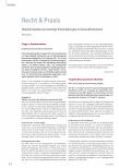 Vorschauseite 1: Recht & Praxis: Aktuelle Gesetze und wichtige Entscheidungen im Gesundheitswesen