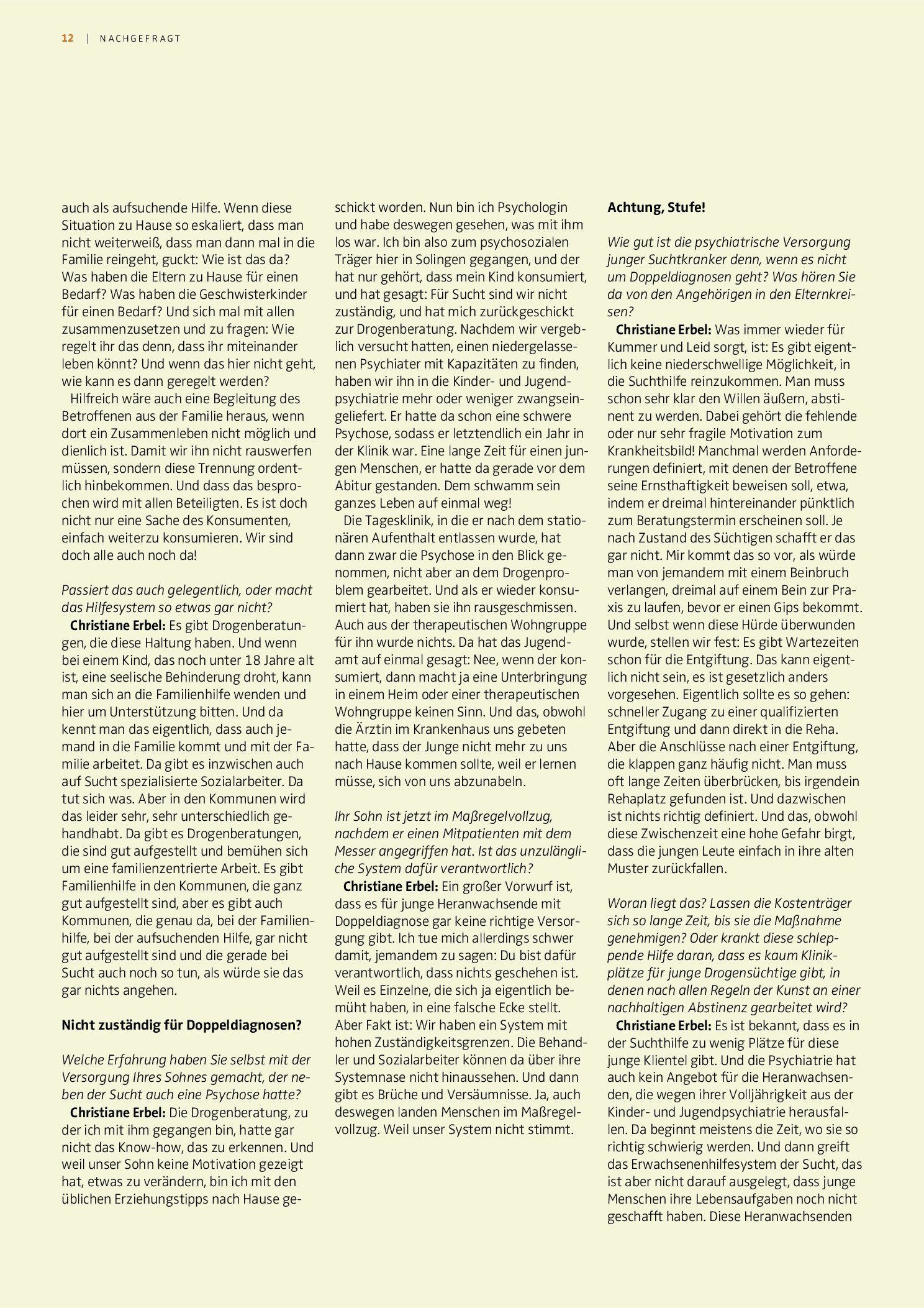 Vorschauseite 2: Nutzt unser Schwarmwissen!