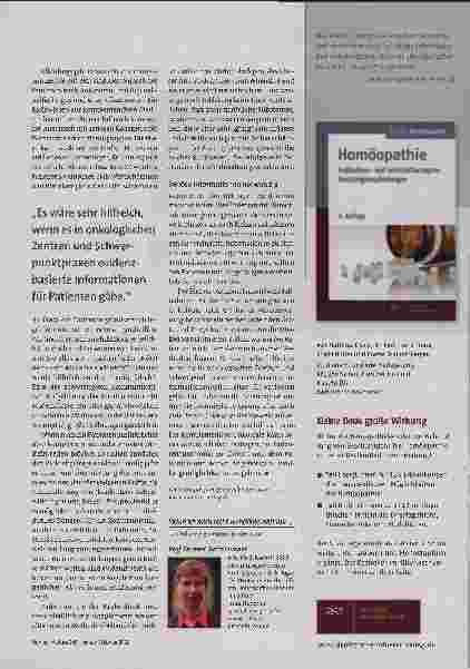 Vorschauseite 4: Autonomie fördern: Komplementäre Methoden für Krebspatienten
