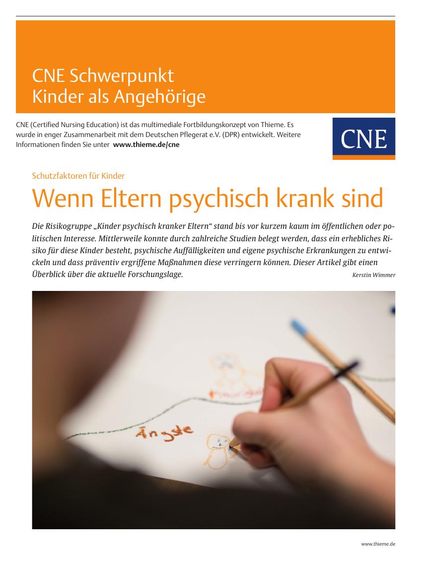Vorschauseite 1: Wenn Eltern psychisch krank sind