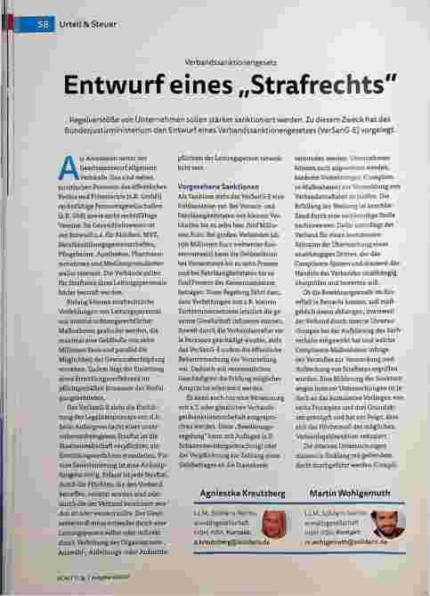 Vorschauseite 1: Entwurf eines „Strafrechts"