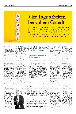 Vorschauseite 1: Vier Tage arbeiten bei vollem Gehalt.