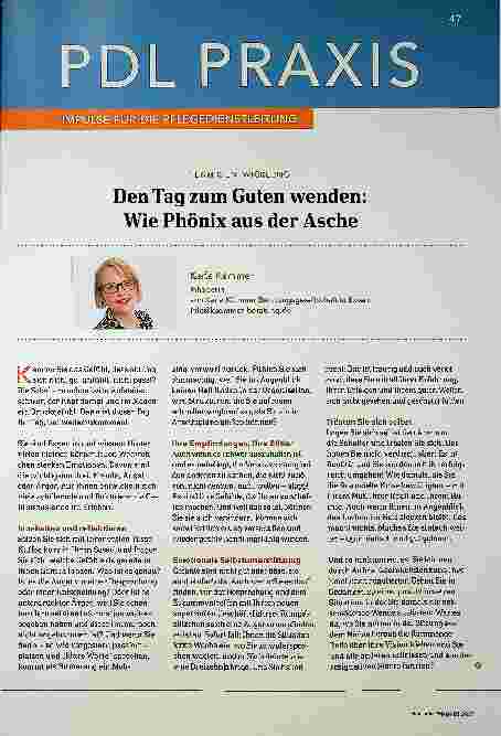 Vorschauseite 1: Den Tag zum Guten wenden: Wie Phönix aus der Asche