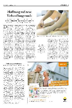 Vorschauseite 1: Hoffnung auf neue Verhandlungsrunde