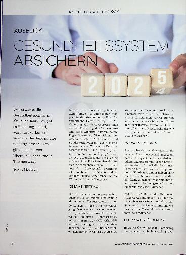 Vorschauseite 1: Gesundheitssystem absichern