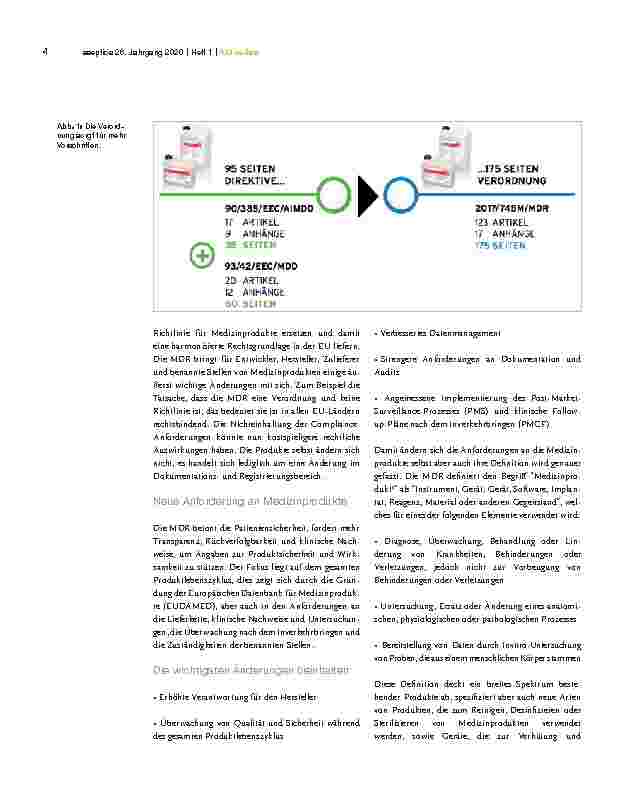 Vorschauseite 2: Die „Medical Device Regulation“ – Ein Überblick