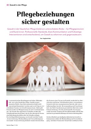 Vorschauseite 1: Pflegebeziehungen sicher gestalten