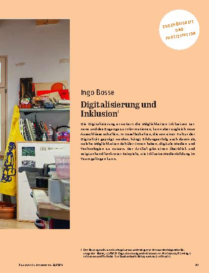 Vorschauseite 2: Digitalisierung und Inklusion