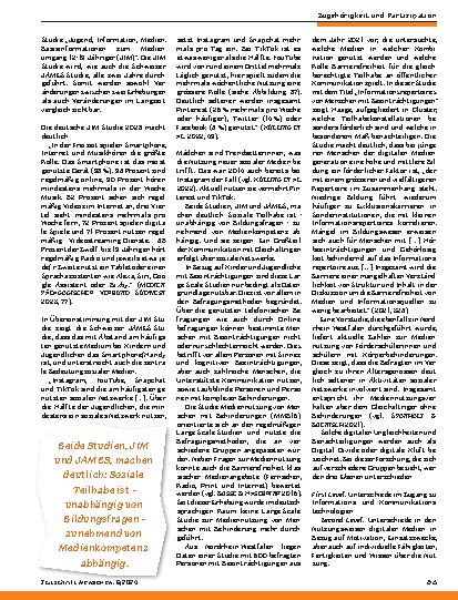 Vorschauseite 4: Digitalisierung und Inklusion