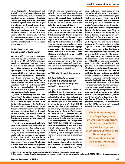 Vorschauseite 6: Digitalisierung und Inklusion