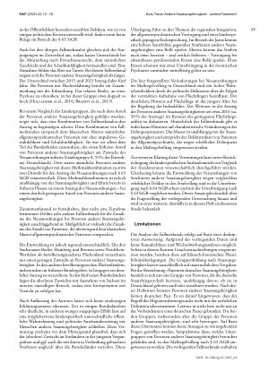 Vorschauseite 6: Andere Staatsangehörigkeit – andere Patienten? Ein Vergleich der Neuanordnungen nach § 63 StGB