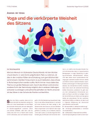 Vorschauseite 1: Yoga und die verkörperte Weisheit des Sitzens
