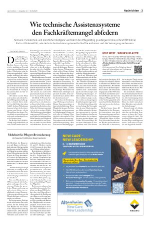 Vorschauseite 1: Wie technische Assistenzsysteme den Fachkräftemangel abfedern