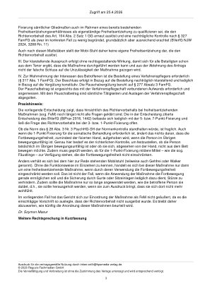 Vorschauseite 3: Zur Fixierung