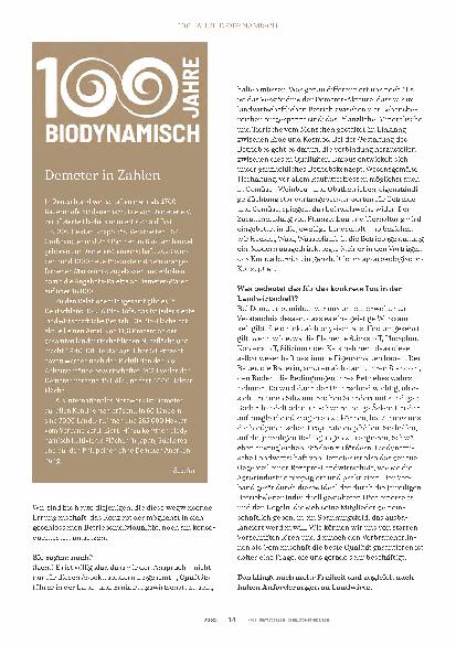 Vorschauseite 3: Es geht um unser ethisches Verhältnis zur Natur.