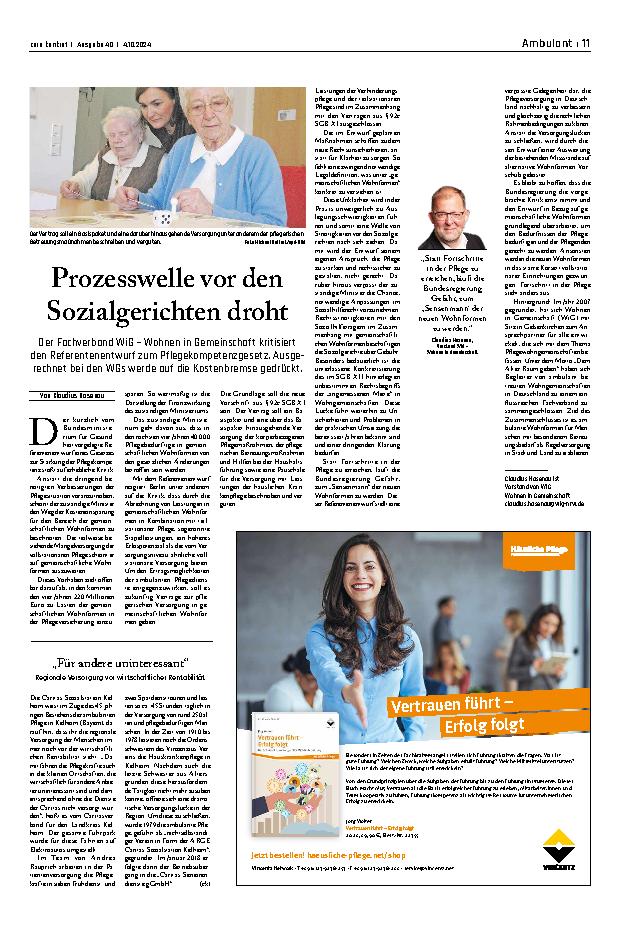 Vorschauseite 1: Prozesswelle vor den Sozialgerichten droht