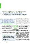 Vorschauseite 1: "Längst nicht alle Kinder sind in der Regelschule besser aufgehoben. "