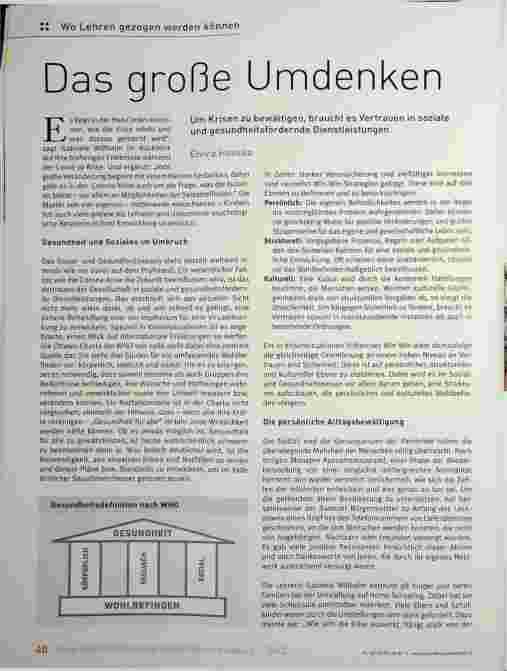 Vorschauseite 1: Das große Umdenken