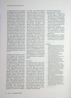 Vorschauseite 3: Zwischen Leber und Niere Komplexes Medikationsmanagement bei dekompensierter Zirrhose