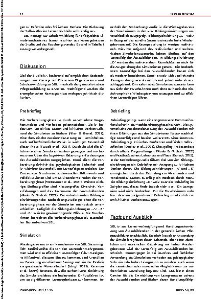 Vorschauseite 4: Erfolgreiches simulationsbasiertes Lernen Empiriegestütztes Konzept auf Schulentwicklungsebene