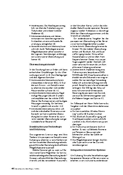 Vorschauseite 3: Evidenzbasierte postoperative Überwachung