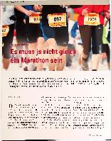 Vorschauseite 1: Es muss ja nicht gleich ein Marathon sein.
