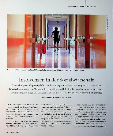 Vorschauseite 1: Insolvenzen in der Sozialwirtschaft