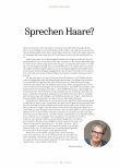 Vorschauseite 1: Sprechen Haare? Correction: Sprechen Haare?