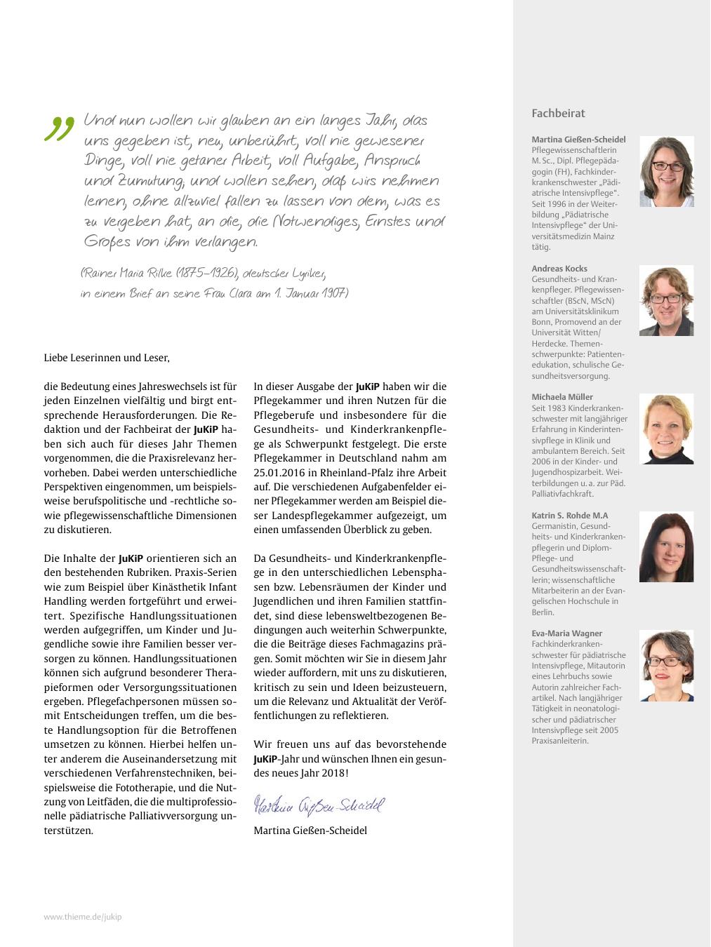Vorschauseite 1: Editorial