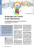 Vorschauseite 1: Antwerpen als Pionier in der Telemedizin
