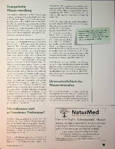 Vorschauseite 4: Lebenselement Wasser Strukturen, Reinigung und Vitalisierung