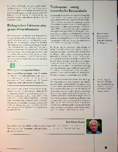 Vorschauseite 6: Lebenselement Wasser Strukturen, Reinigung und Vitalisierung