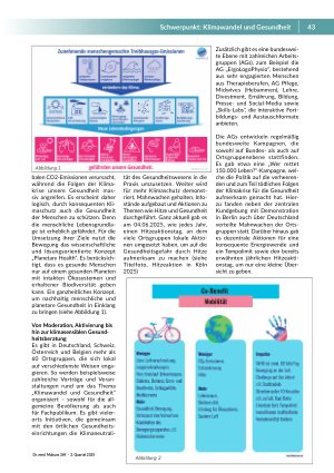 Vorschauseite 2: Health for Future Planetare Gesundheit als integraler Bestandteil des Gesundheitsbegriffs