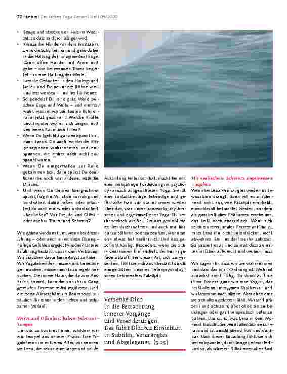 Vorschauseite 3: ZWISCHEN YOGA-WELT UND ALLTAGSWELT – TEIL XXI Wenn Nebenwirkungen auftreten …