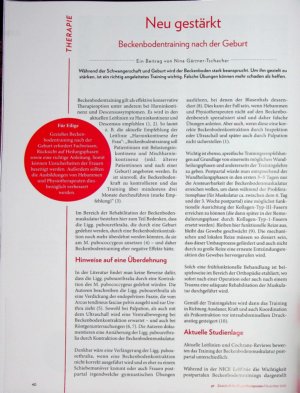 Vorschauseite 1: Neu gestärkt Beckenbodentraining nach der Geburt