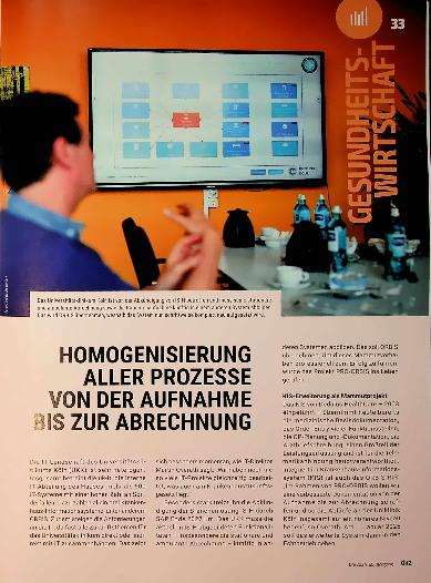 Vorschauseite 1: Homogenisierung aller Prozesse von der Aufnahme bis zur Abrechnung