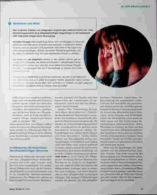 Vorschauseite 2: Zwischen den Stühlen: Wie Kommunikation den täglichen Spagat zwischen Klientenwohl und Angehörigenanspruch im ambulanten und stationären Pflegesetting ermöglichen kann.